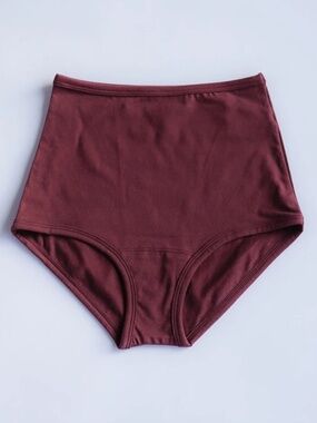 ISO ARQ High-Rise Undies NWT Size Medium in Burgundy